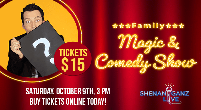 Family Comedy Magic Show with Mike Williams on 10/9! 1